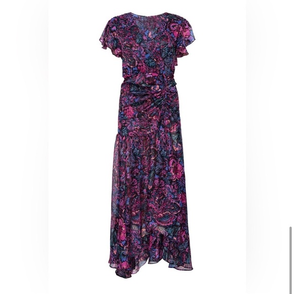 MISA Los Angeles ROBE MI-LONGUE COLETTE NWT X Small & Small - Picture 4 of 9